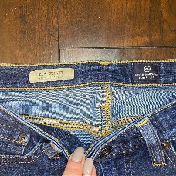 AG Adriano Goldschmied Stevie Slim Straight Jeans - Picture 9 of 10